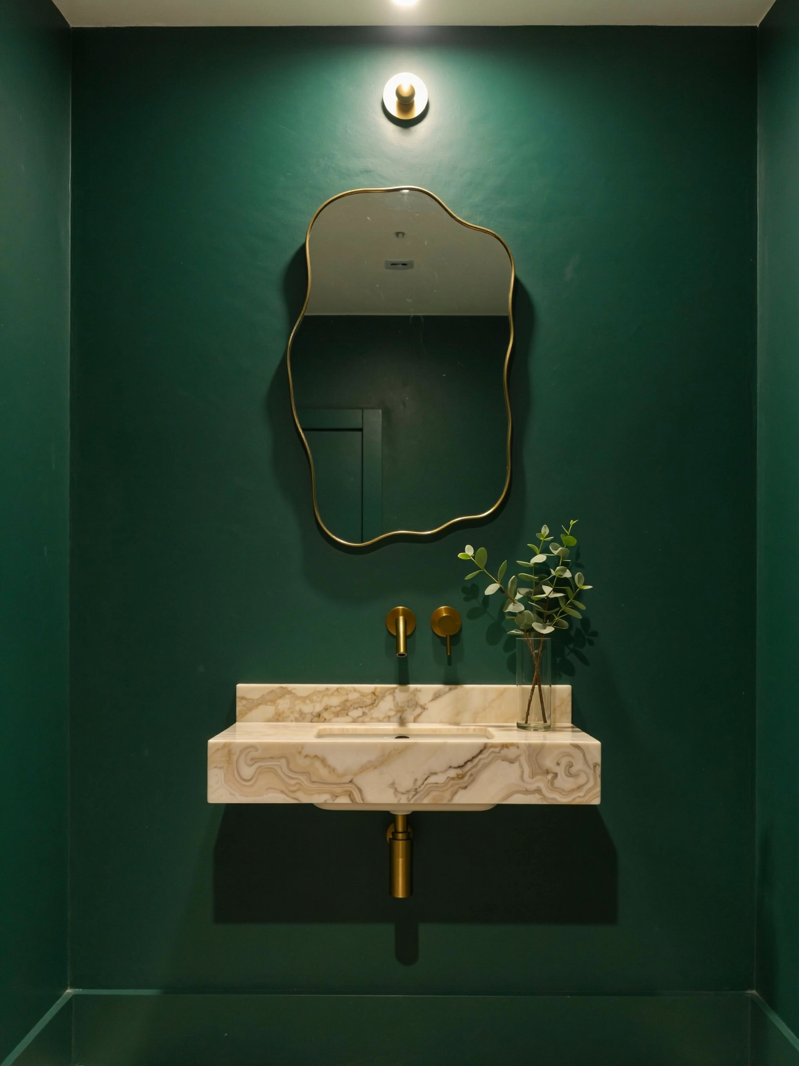 The Rise of Dark & Moody Powder Baths: Small Space, Big Impact